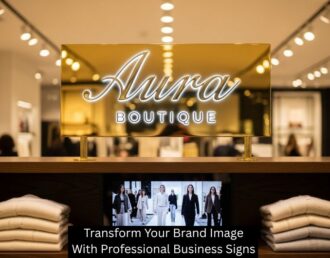 Transform Your Brand Image With Professional Business Signs