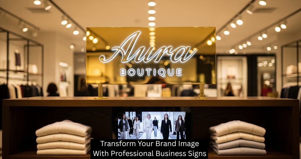 Transform Your Brand Image With Professional Business Signs