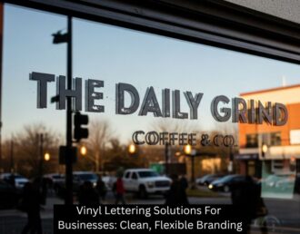 Vinyl Lettering Solutions For Businesses: Clean, Flexible Branding