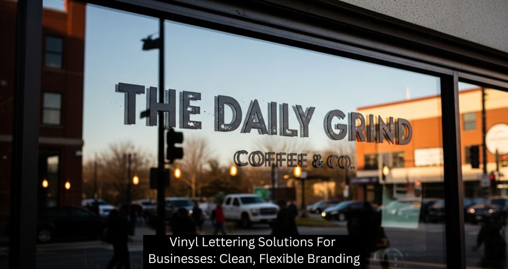 Vinyl Lettering Solutions For Businesses: Clean, Flexible Branding